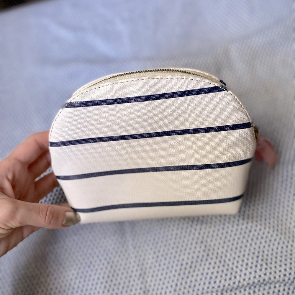 J.Crew striped bag accessory